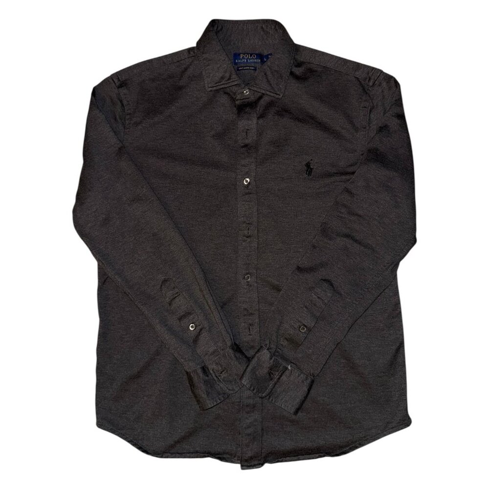 Men's Polo Button Down Pique Shirt